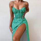 Toloer Women's Fashion Floral Sexy Lace Waist Slit Strap Winter