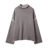 Homemade New Women's Dress Clamming Side Knitted
