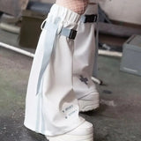 Japanese Y2K Leg Warmer Subculture Strap Leg Cover Spicy Girl JK Student Pile up Socks Women Lolita Long Socks Boot Cuffs-Outfit