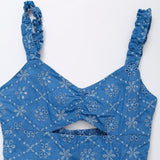 Homemade New Women's Classic Sung-Bun Embroidered Mini Dress