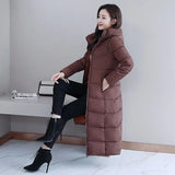 Winter Long Coat For Women Parka Feminina Plus Size Puffer Jacket Harajuku Coats Outerwear Snow Wear Hood Large Sizes