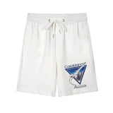 Street Tide Shorts Star Castle Alphabet Printed Leisure Shorts Men's Personality Sports Shorts Summer-Outfit