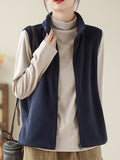 Toloer Autumn And Winter New Mother Dress Rocking Velvet Horse Clip Warm Casual Coat Women Fashion Shoulder Vest