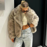 Fur Autumn And Winter New Imitation Fur Turf Warm Hat Fur Coat