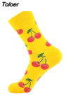Funny Socks Women &men New 2023 Cute Autumn Winter New Year Santa Claus Christmas Fruit Animal Fish Happy Socks