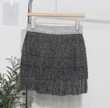 Tassel Dress Girl Autumn Design Small Babes Dance Irregular A Short Skirt