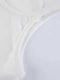 Rib Basic Solid Crop Cami Top-Outfit