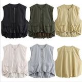 Women's New Products Under The Wrinkled Vest Street Fashion Summer Loose