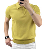 T-Shirt Men's Loose Niche Knit 2025 New Summer Personality Casual Simple