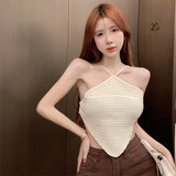 Girls Hanging Neck Sexy Small Sling Vest Women Wearing Summer Beauty Back Pure Desire Inside A Short