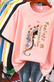 100% Cotton Oversize T Shirt Short Sleeve Women's Top 2023 Summer Couple Loose 6XL Oversized T Shirts Chinese