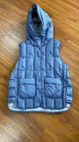 Autumn And Winter Light Down Vest Women Fashion Short Hooded Down Jacket Clip Show Thin Warm Coat Tide-Outfit