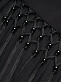 Solid Skirts For Women High Waist Patchwork Mesh Minimalist Loose Mid Skirt Female Autumn Clothing Fashion Style