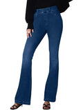 High-Waisted Stretch Women's Wear Jeans-Outfit