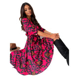Fashionable Printed Multi-color Long-sleeved For