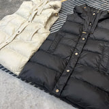 M Home Down Jacket Female European Goods Thick Vest Horse Clip New 2024 Winter Down Vest Vest Wear Loose-Outfit