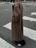Autumn And Winter New Long-Term Large-Edition Coat Loose Warm Fashion Elegant British