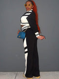 Has K24ST398 Women's Clothing 2025 Autumn Fashion Trend Hot Girl Black And White Trousers