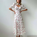 2025 New Women's Fashion Sexy Print Waist Long-Sleeved