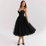New Sexy Slings Bare Back Casual Dress INS Dress Dress Christmas