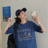 Toloer T-Shirt Girls Summer 2024 New Korean Version Loose Thin Student Jacket Girls 'College Style Women's