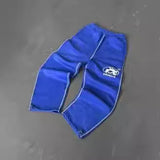 Spring And Summer New Style Simple Fashion Leisure Full Embroidered Leisure Sports Pants Men's Hip Hop Chao Brand Loose Straight Tube-Outfit