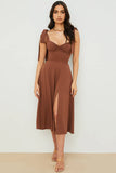 Floral Print Irregular A- Line