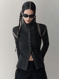 High Neck Slim Long Sleeve