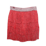 Tassel Dress Girl Autumn Design Small Babes Dance Irregular A Short Skirt