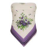Holiday Fashion Fashion Floral Print More Wearing A Word Collared Stairy Square Towel Wrapped In Bra Hottie Irregular Body Repair