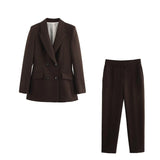 Spring And Summer New Women's Fashion Gun Barge Long-Sleeved Blazer Bucket