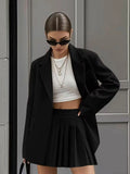Fashion Casual Suit 100 Folded Skirt Dress Suit Women's