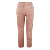 Solid Color Loose Double-sided Plush Trousers