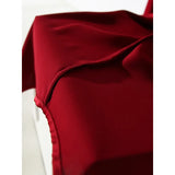 Red Dingy Shirt Long Sleeve Commuting Professional Blouse Spring And Autumn Anti- Wrinkling Temperament Shirt