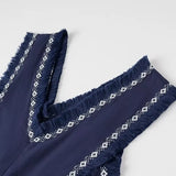 New Tassel Decorated Waist Fashion Dress Dress-Outfit