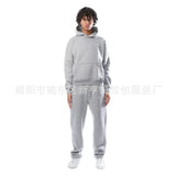 Autumn And Winter New Sweater Suit Sports Leisure LOGO Printed Hooded Sweater Leisure Suit-Outfit