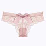 Sexy Lace Trousers Female Transparent Hollow Sex Fun Sports Low-Rise Without Scars Ladies Trousers