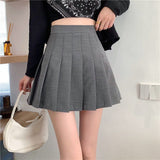 Skirts 100-Fold Skirt Women Autumn And Winter High-Waisted Small College Style Half-Dress Summer Skirt Large Size A Word Thin Lattice
