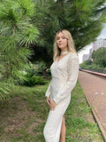 Winter Women'S Dress 2022 Bodycon Sweater Women Dress Long Sleeve Knitted Dresses Maxi Vintage Oversize Dresses Evening