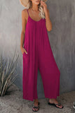 Sling Summer Solid Sleeveless Color Pocket Casual