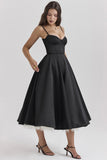 New Summer Senior Sense Princess Dress French Mesh Swing Double Sling Dress