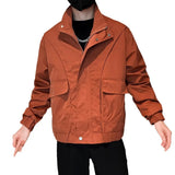 Men's Autumn And Winter Fashion Brand Handsome Retro High-End Trend Of Men's Workwear Jacket Spring And