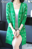 Cardigans Long Sleeve Casual V Neck Loose Knitted Korean Style Sweater Coat Spring Autumn Fashion Tops New