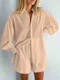 2025 Women's Shirt T-Shirt T-Shirt Bubble Sleeve Temperament T-Shirt Shorts Commuting Casual