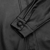 Women's Leather Jacket Autumn 2021 Thin Bomber Jacket Celmia Vintage Long Sleeve Coats Buttons Lapel Casual Solid Work