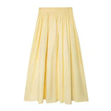 New Summer Pear-Shaped Body Folds Tight Waist Thin A Skirt Hanging Small Design Half-Body