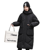 Winter Cotton-Padded Clothes Women 2023 New Korean Version Down Cotton Clothes Women Over The Knee Long Thick Plus Plus Size Coat Fashion Cotton-Padded Jacket-Outfit