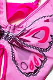 Butterfly Pattern Lace Up Bikini