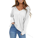 Toloer Women's Fall And Winter Fashion Solid Color Draw Rope Hat Solid Color Jacket Fashion Casual Cardigan Zipper Jacket-Outfit
