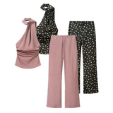 Homemade New Women's Clothing Scarf-Necked Collar Collar Silk-Sense Flared